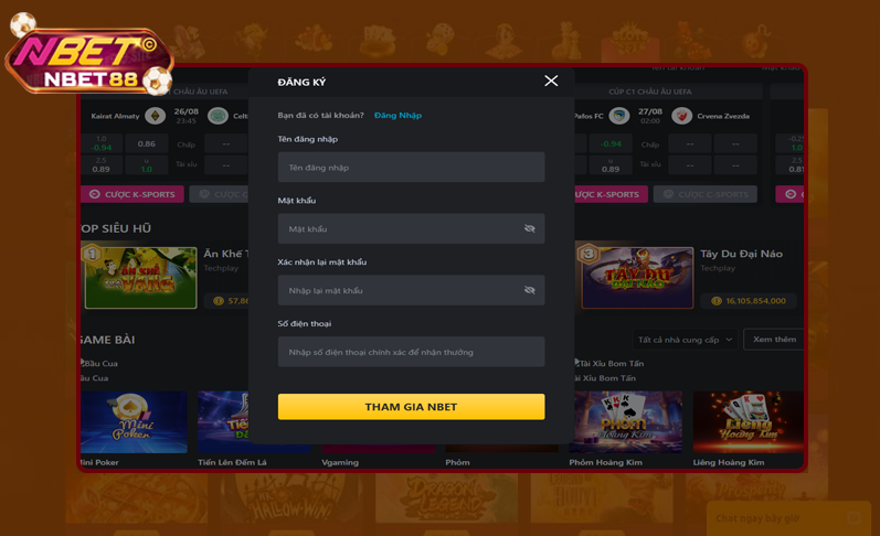 Hình thức đặt cược thể thao online đơn giản